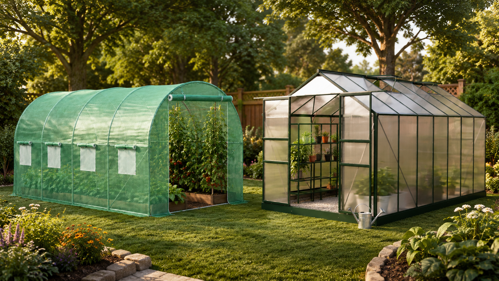 Serre tunnel ou serre polycarbonate : que choisir ?