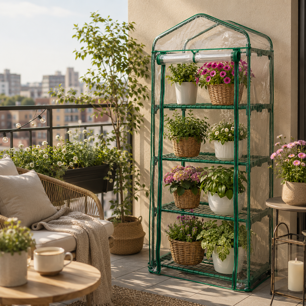 Housse chauffante pour plantes