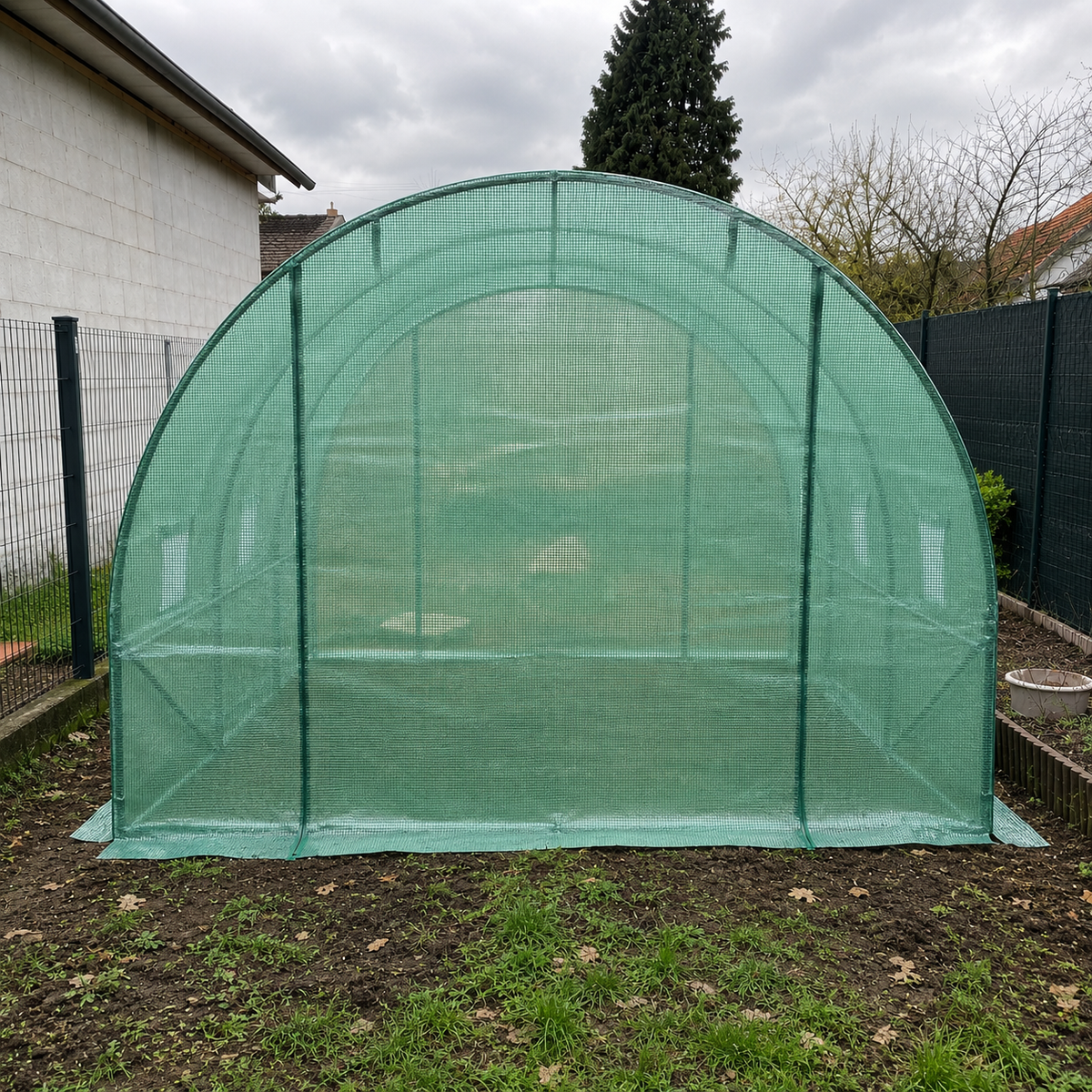 Serre Tunnel de Jardin 3x3 m Renforcée