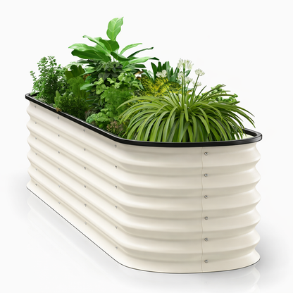 Bac de culture surélevé acier galvanisé 195x105x30cm SerraBloom